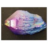 Aura amethyst cut base point? 1.5 x 2.5 in