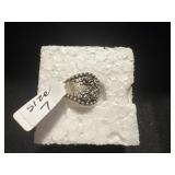 All Nickel silver plated size 7 adjustable spoon