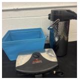 Chefs choice waffle pro and coffee pot and fabric