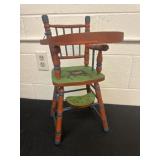 20ï¿½ wood doll high chair