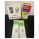 New Kitchen bags 13 gallon and air fryer