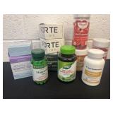 Group of new styling gel and supplements and