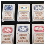 Six decks of authentic Casino played cards