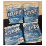 4 packages of ice packs