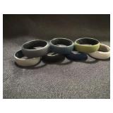 7 size 13 silicone rings