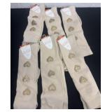 6 pairs of new socks size 10