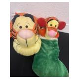 Tigger pillow and stocking