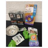 New dog bags, toys, bow and mesh harness