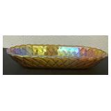 10ï¿½ Vintage Carnival Glass Bowl Indiana Glass