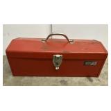 Handi Craft Red Metal Toolbox