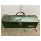 S.K Tools Green Metal Toolbox with Tools