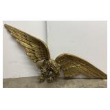 Metal maybe heavy brass decor Eagle 42in