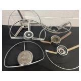 Group of vintage sterling wheels