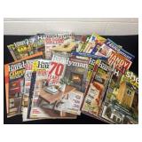 Group of handy man magazines