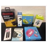 Power cord, wrap, oversized case and docking