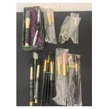 Group of new make up brushes