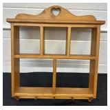 Wooden Decorative Shelf/Rack 23x20