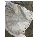 2 military canvas bags