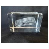3D Laser Etched NASCAR Paper weight #5 2x3