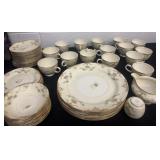 HOMER LAUGHLIN NAUTILUS Eggshell 59 pc dish set