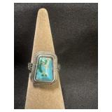 Olivenorma Emperor Stone Embossed Rose Ring Size