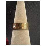 Faux size 9 Cartier ring