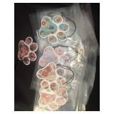 Group of paw air freshners.