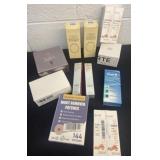 Group of new supplements and serums and more