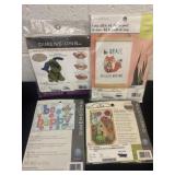 4 new cross stitch kits