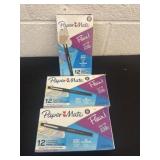 3 boxes of new paper mate pens