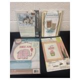 4 new cross stitch kits