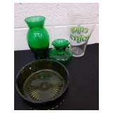 Vintage Indiana glass princess pattern candy dish