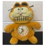 10ï¿½ Garfield clock plushie