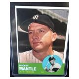 Mickey Mantle 1963 Topps reprint