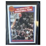 Michael Jordan 1984 USA Olympic rookie promo card