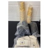 New to go coffee cups with lids and sleeves bee