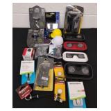 Magnifying glasses, accessory outlet, mirror, 2