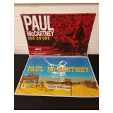 To 19x13-in Paul McCartney concert posters