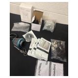 Group of car items, outlet plug and more