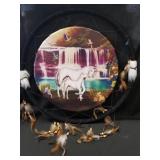 New 23.5 in diameter unicorn with feathers