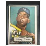 Reprint Mickey Mantle 1952 Topps rookie