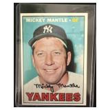 Reprint Mickey Mantle 1967 Topps card