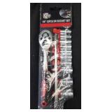 1/4 in 12 piece DR socket set