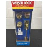 Weiner Lock Brilliance Handleset in Box