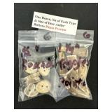 One Dozen, Six of Each Type & Size of Deer Antler