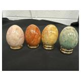 Marble Eggs with Stands
