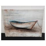 Canvas Boat Picture 27 x 20