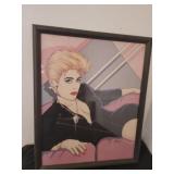80s Framed Picture 17 x 22