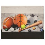 New 3 pc Sport Canvus Pictures each are 12 x 16