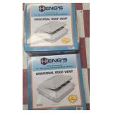2 Universal Roof vent